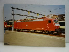 Foto DB 120 134-2 Lokomotive Ausstellung SG St.Fiden 9.1990