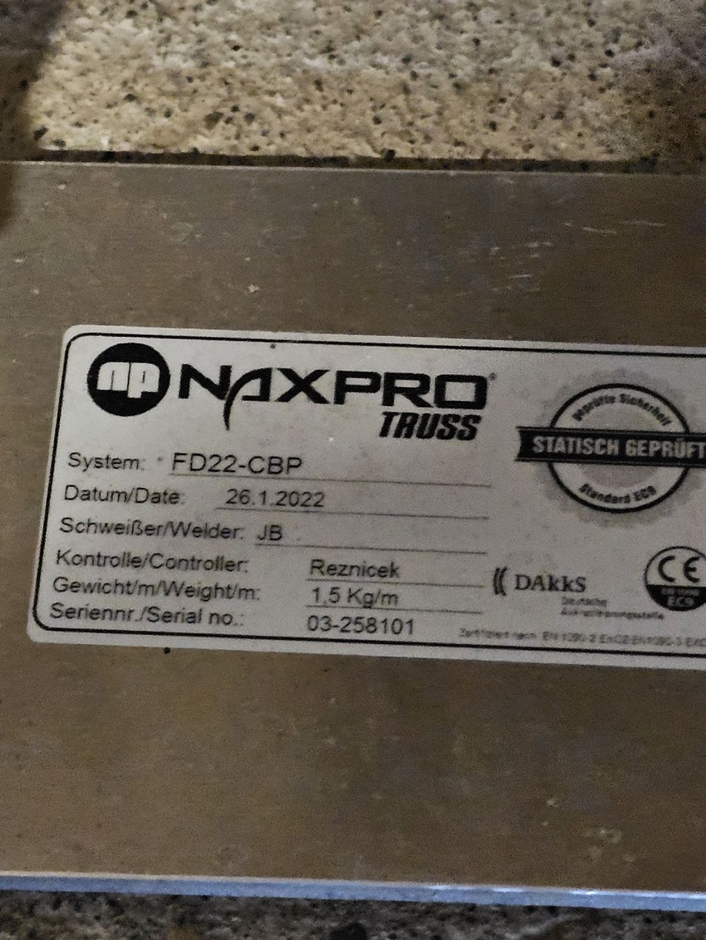 Tralicci: Global Truss FF22 Traversen-System - Top Zustand. – Usato da Ittigen venduto da goodsale01 6