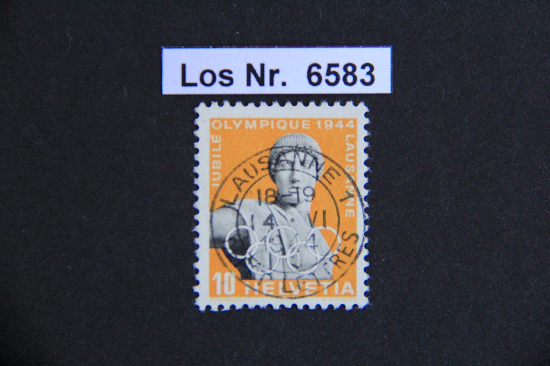 Tutti i francobolli: CH 1944 sauberer Vollstempel                        Los 6583 – Usato da Volken venduto da jukon65