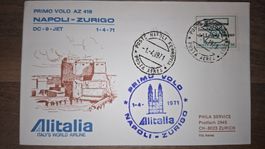 Swissair Napoli - Zürich 01.04.1971