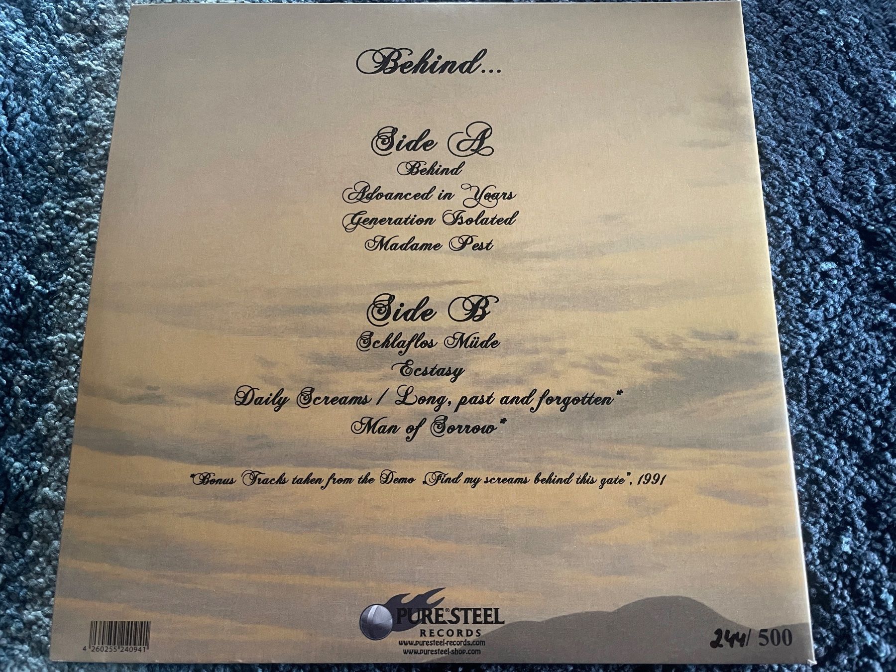 Dischi in vinile: Mayfair – Behind...  LP  2012 – Usato da Neuenhof venduto da django3001 2