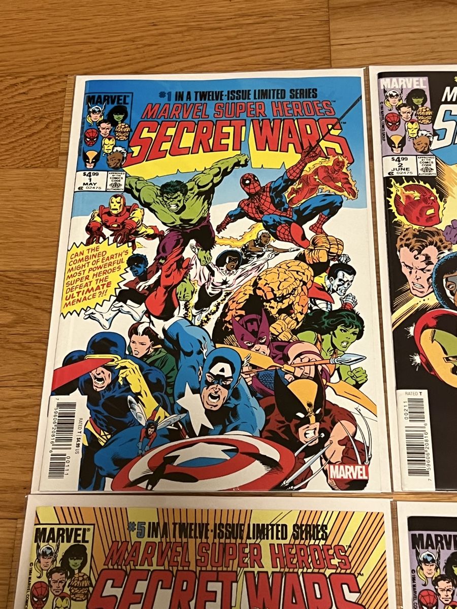 Fumetti: Marvel Super Heroes Secret Wars 1-12 Facsimile 2024 – Nuovo (secondo la descrizione) da Winterthur venduto da WintiCollect 2