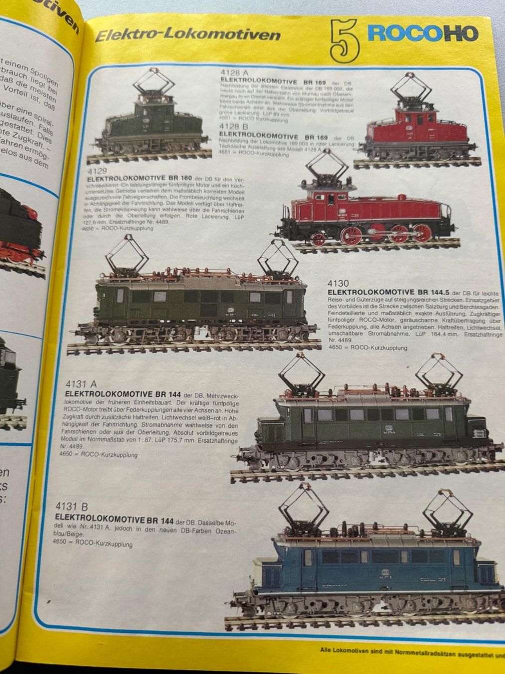Roco Modellini di ferrovie: ROCO - Gesamtprogramm 1978 – Usato da Fehraltorf venduto da Success 3