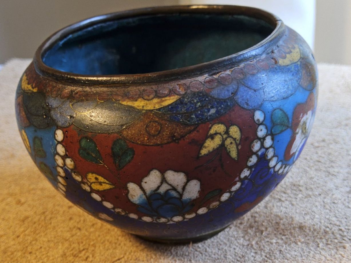Schalen: Antike Cloisonnée Schale CHINA 18Jhd. – Gebraucht aus Zürich von helsan