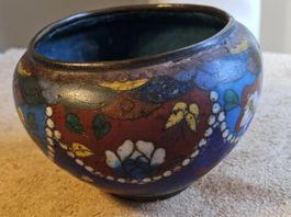 Antike Cloisonnée Schale CHINA 18Jhd.