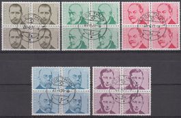 SBK 498 - 502 im 4er-Block mit ET Thun