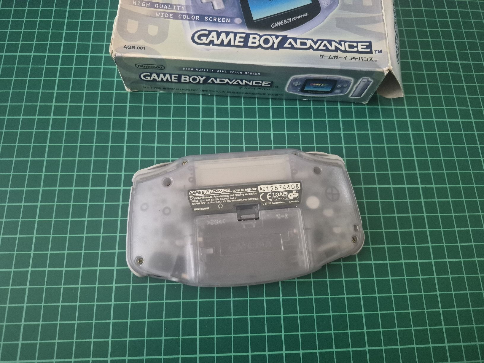 Nintendo Konsolen: Game Boy Advance translucent console with box – Gebraucht aus Meyrin von Retro-GZ 4