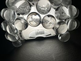 Deckenleuchte Glas Kugeln klar Weiss neuwertig
