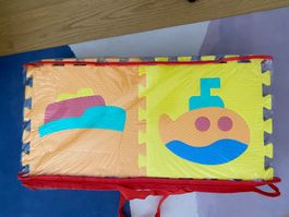 Grosse Spielmatte 24 Platten aus Moosgummi