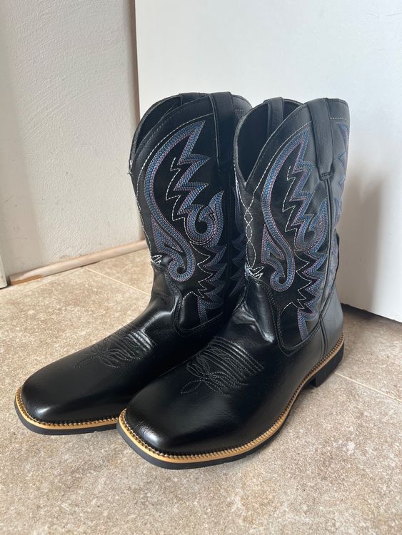 Bottes De Cowboy Bicolores Laredo 10 M - Cuir, Western, Homme