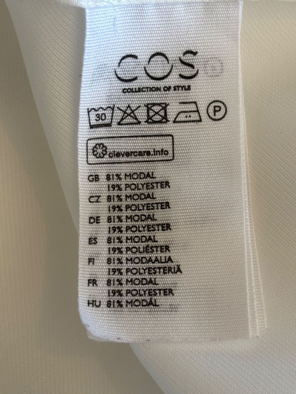 Cos Camicette: COS weisse Bluse Gr. 36 – Usato da Zürich venduto da missmodernage 6