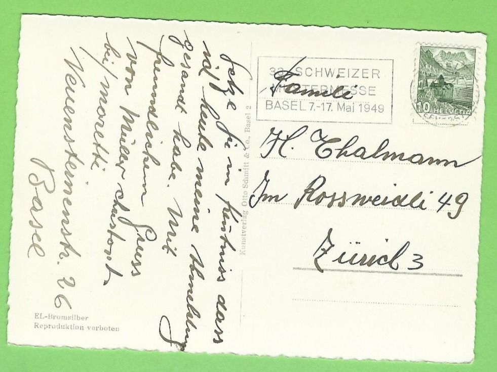 Cartoline postali: Basel, Dreirosenbrücke – Usato da Zürich venduto da t24_de 1