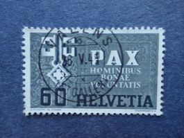 1945 Z-Nr. 268  PAX mit glasklarem Vollstempel
