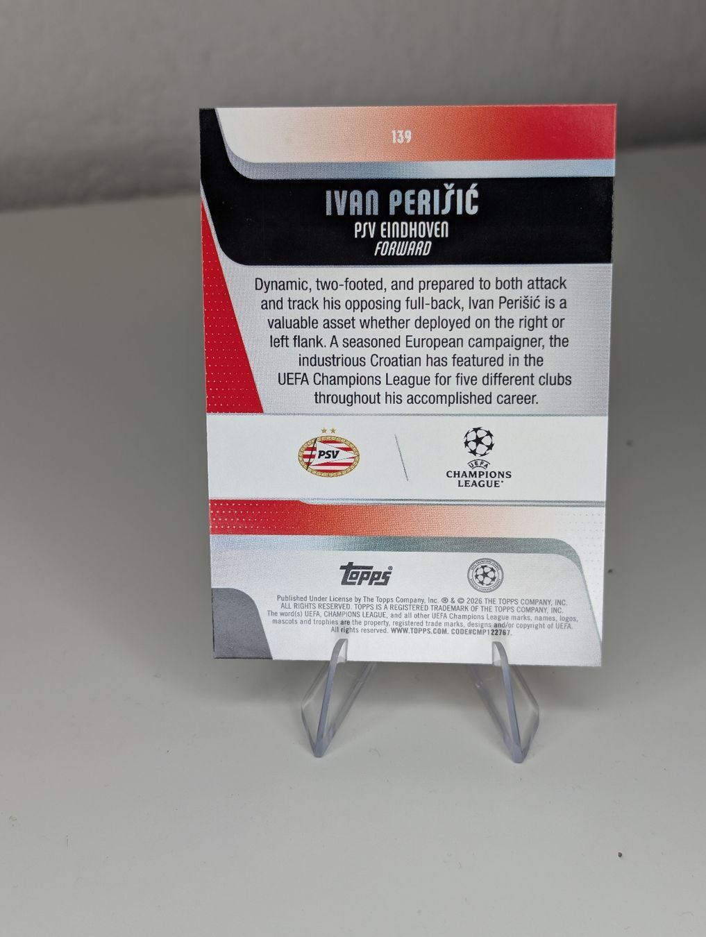 Topps Carte collezionabili: Ivan Perisic PSV Eindhoven Topps Carneval – Nuovo (secondo la descrizione) da Hunzenschwil venduto da BRPCards 1