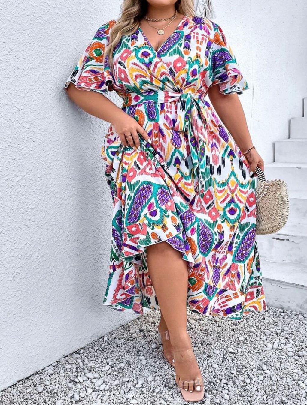 Shein Vestiti: Sommerkleid farbig Gr. 56 / 58 / 60 – Usato da Pratteln venduto da a23_j2gs 1