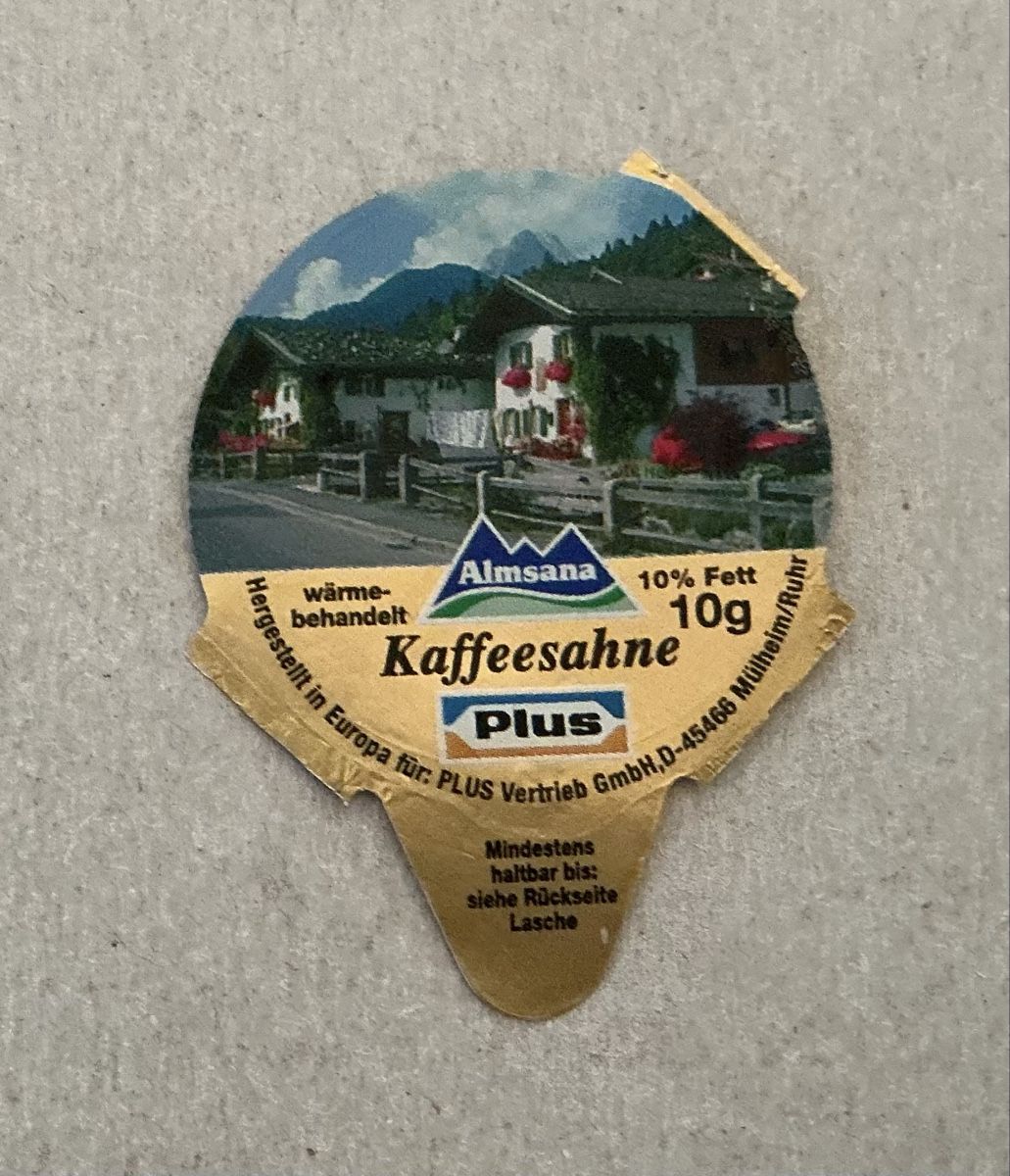 Coperchi dei cremini per caffè: D-84 A - Plus-Almleben – Usato da Allschwil venduto da gewuerznelke