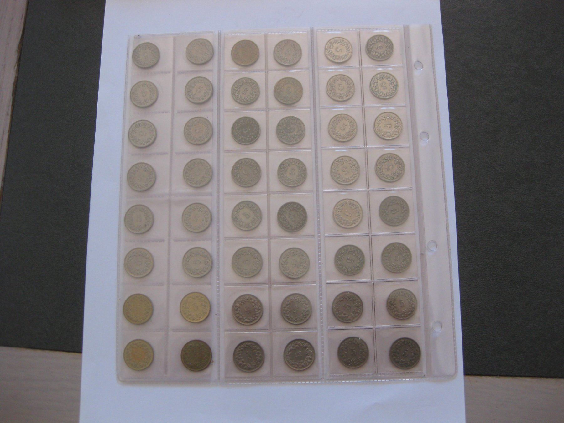 Toutes les monnaies: Collection de 5 Cts 1879 à 1984 complète – D'occasion à MERVELIER par chrichrim05 3