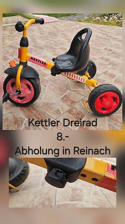 Kettler Veicoli per bambini: Kettler-Dreirad – Usato da Reinach AG venduto da jennyfergel
