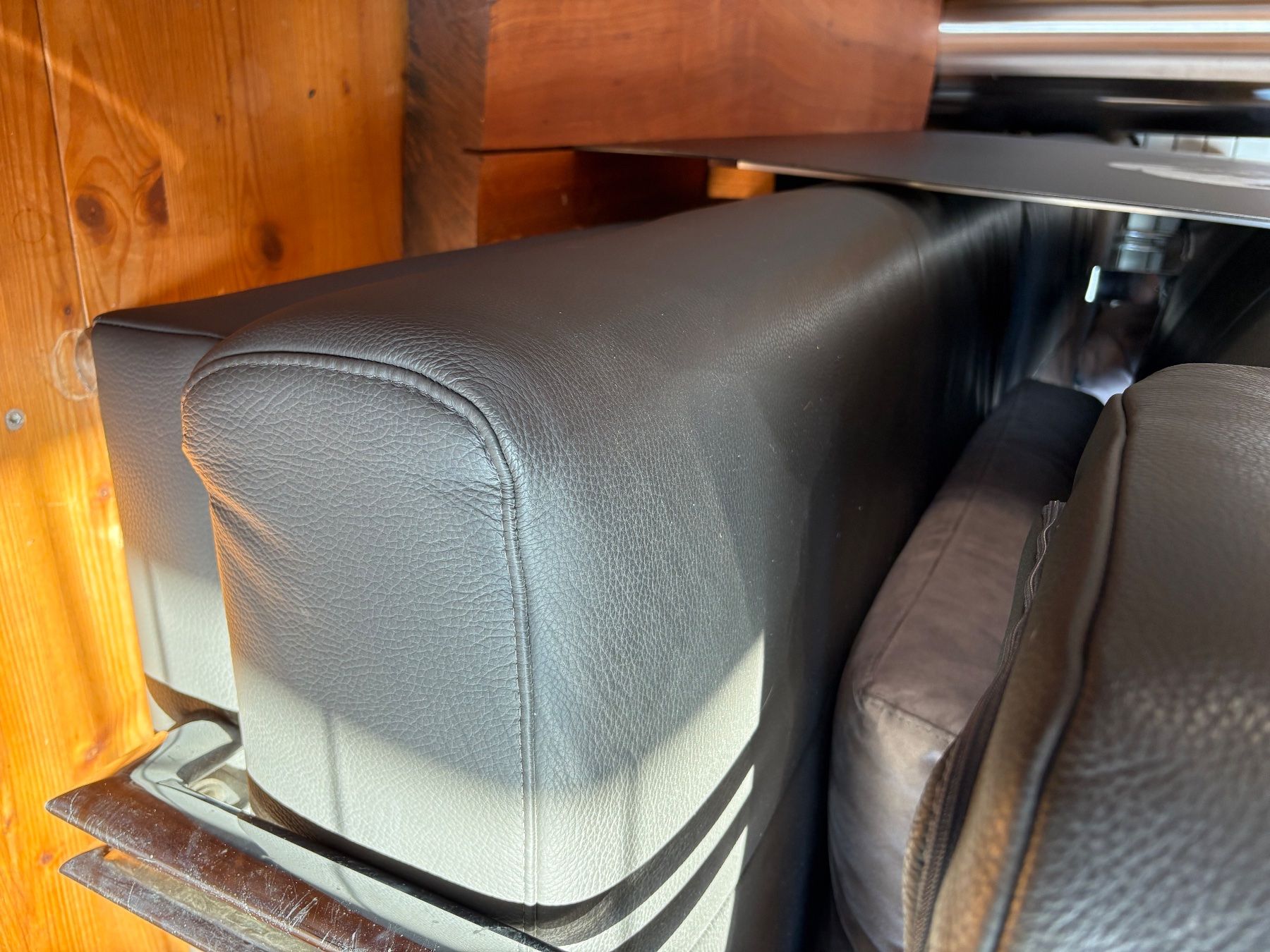Sofas: Ecksofa Leder Schwarz Marke Musterring – D'occasion à nuglar par Stef321 7