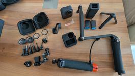 Go Pro Max 360 Actioncamera mit viel Zubehör