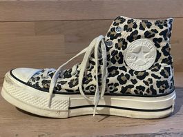 Converse Hightop Leopardenmuster / Gr. 39