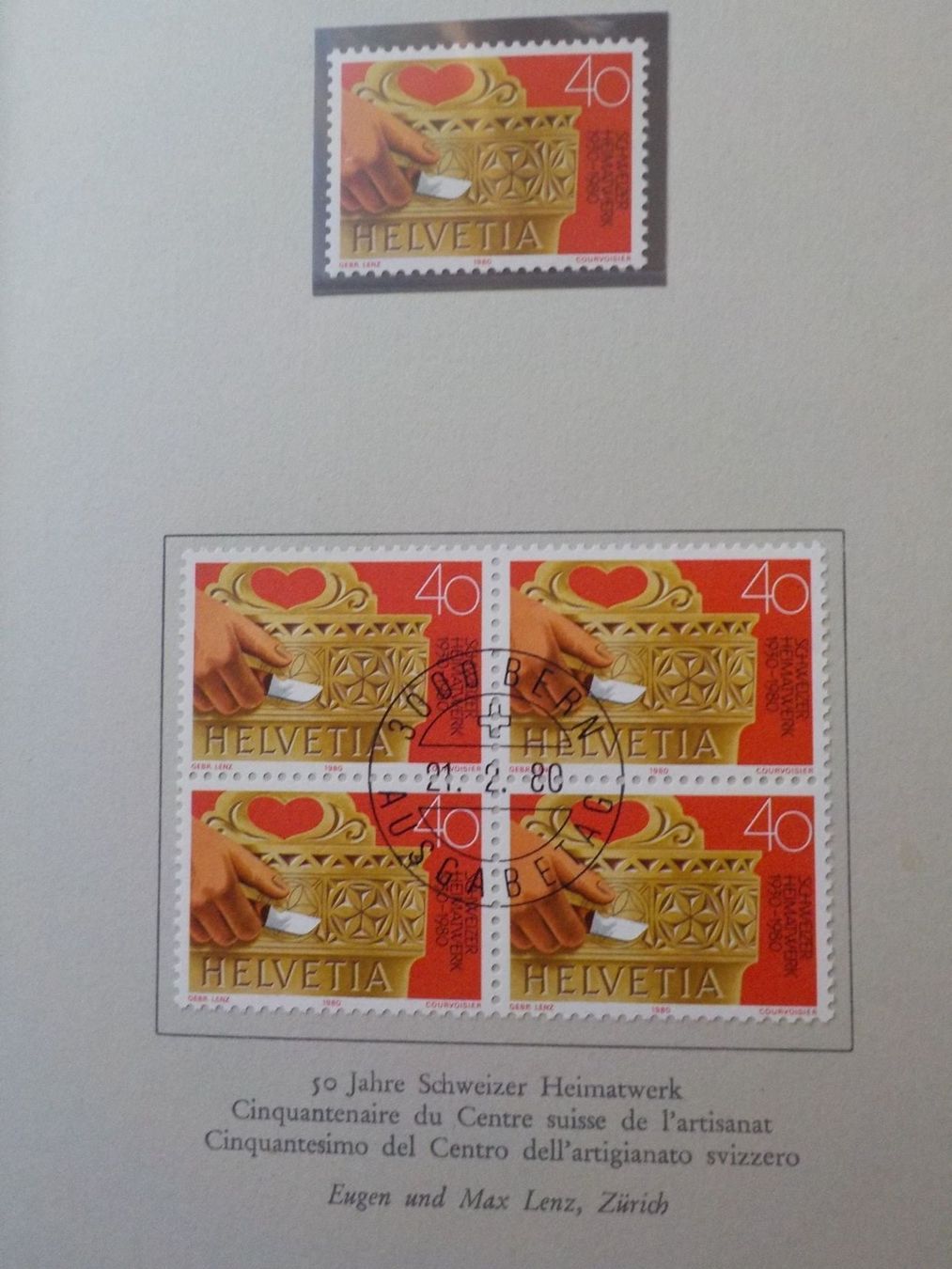 Alle Briefmarken: 1980, Jahresausgabe GD-PTT – Neu (gemäss Beschreibung) aus Muri b. Bern von Ricardoverkauf 2