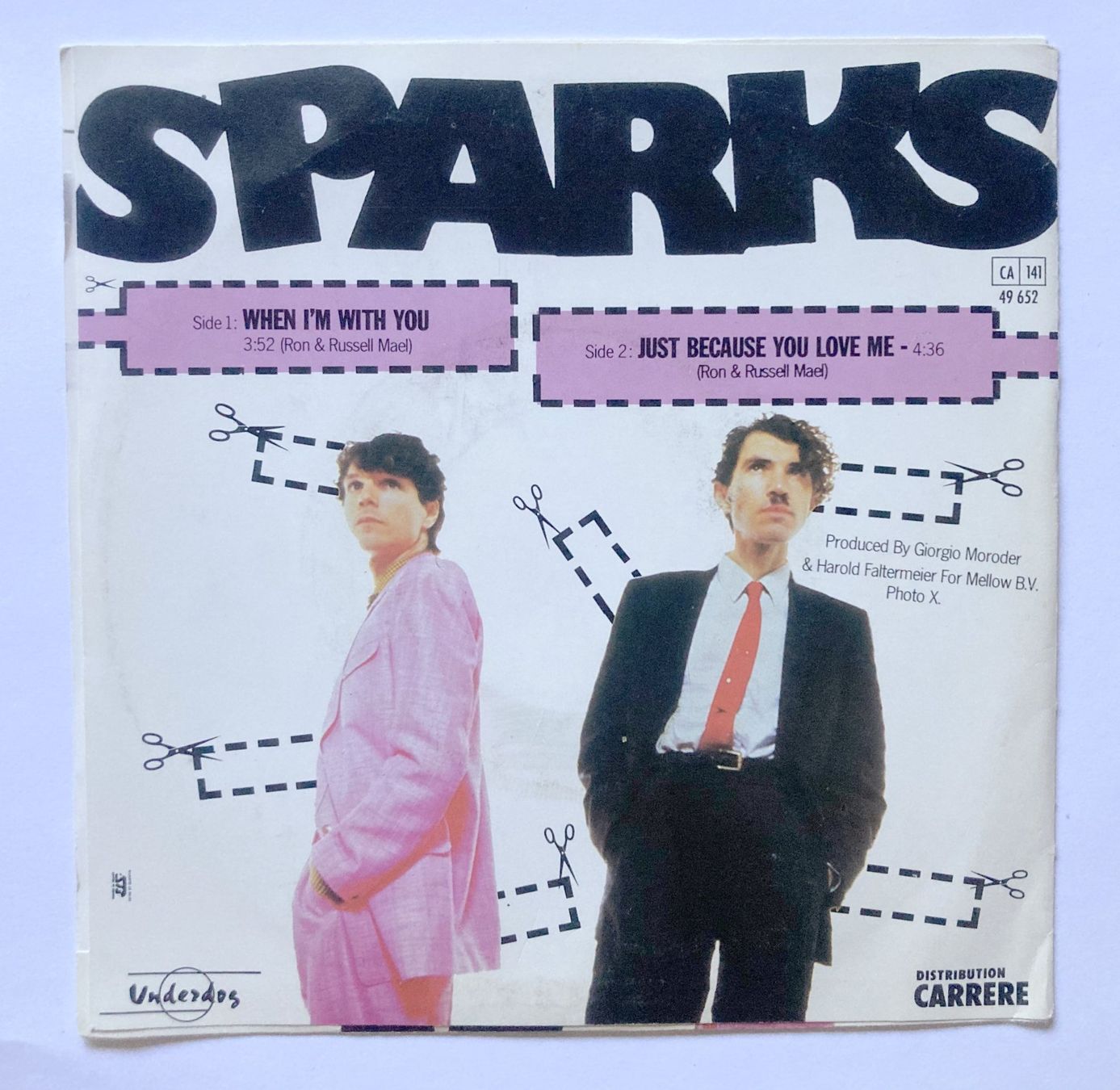 Schallplatten: SPARKS - WHEN I'M WITH YOU – Gebraucht aus Bottens von hotter-than-hell 1