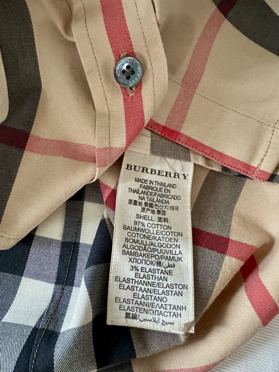 Burberry Blusen: Burberry Brit Beige Nova Check Button Front Shirt – Gebraucht aus Zollikon von _M65_ 6