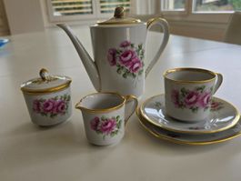 Antikes Kaffeeservice Langenthal, Porzellan