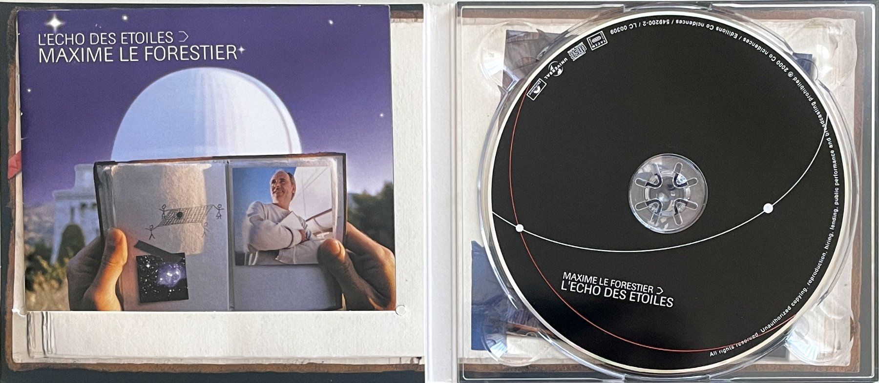 CD: Maxime Le Forestier 2 CD's - L'écho des étoiles & Same – Usato da Savagnier venduto da Ne2065 3