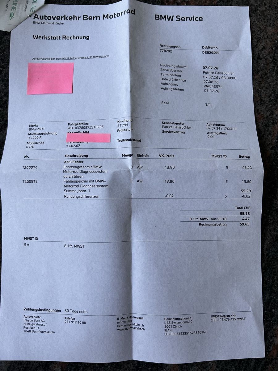 BMW Touring: BMW R1200R (defekt) – Difettoso da Spiez venduto da glaedu01 4
