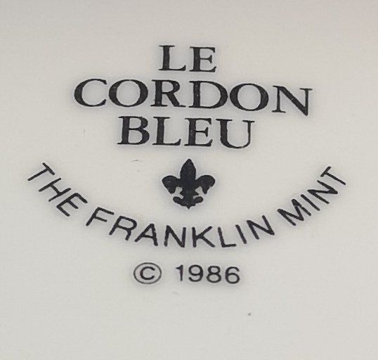 Servierplatten: Puddingform LE CORDON BLEU COLLECTION von THE FRANKLIN MINT – Gebraucht aus Zürich von Tanteemma369 7