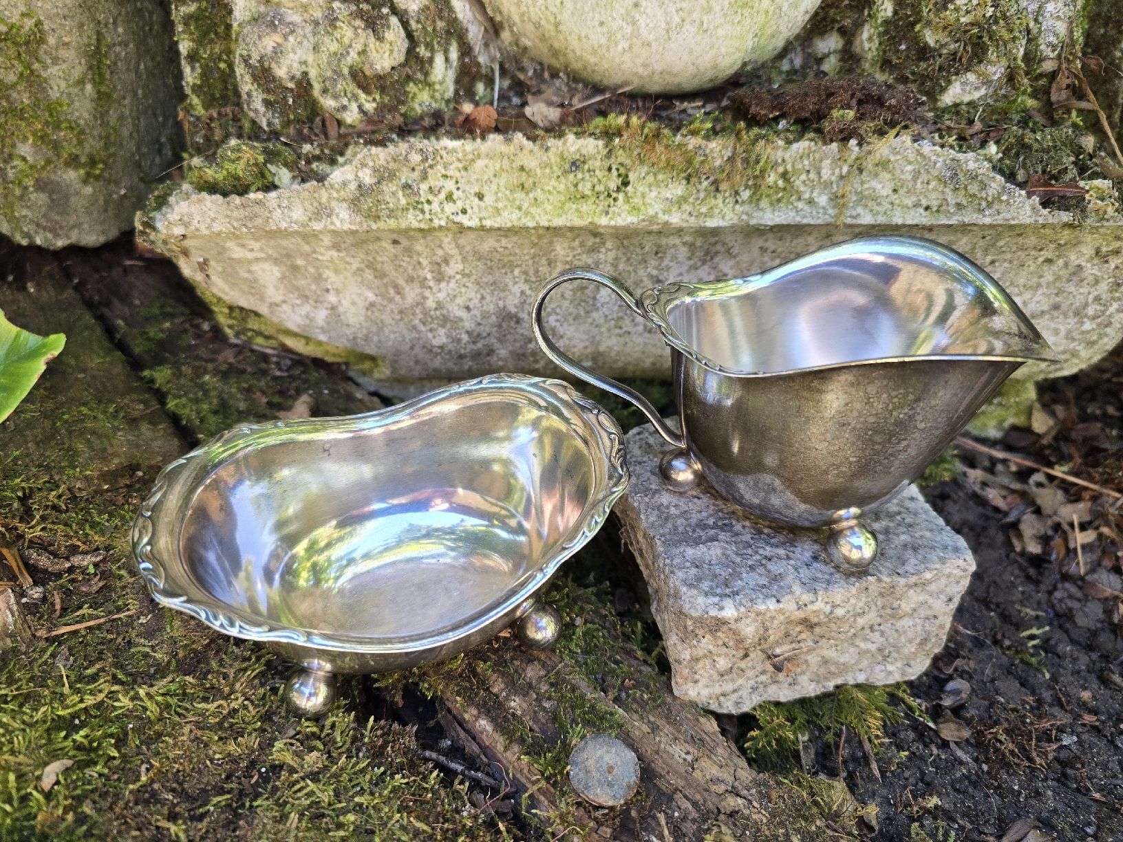WMF Schalen: Sauciere mit Schale versilbert WMF  – Gebraucht aus Walkringen von Vanuca 1