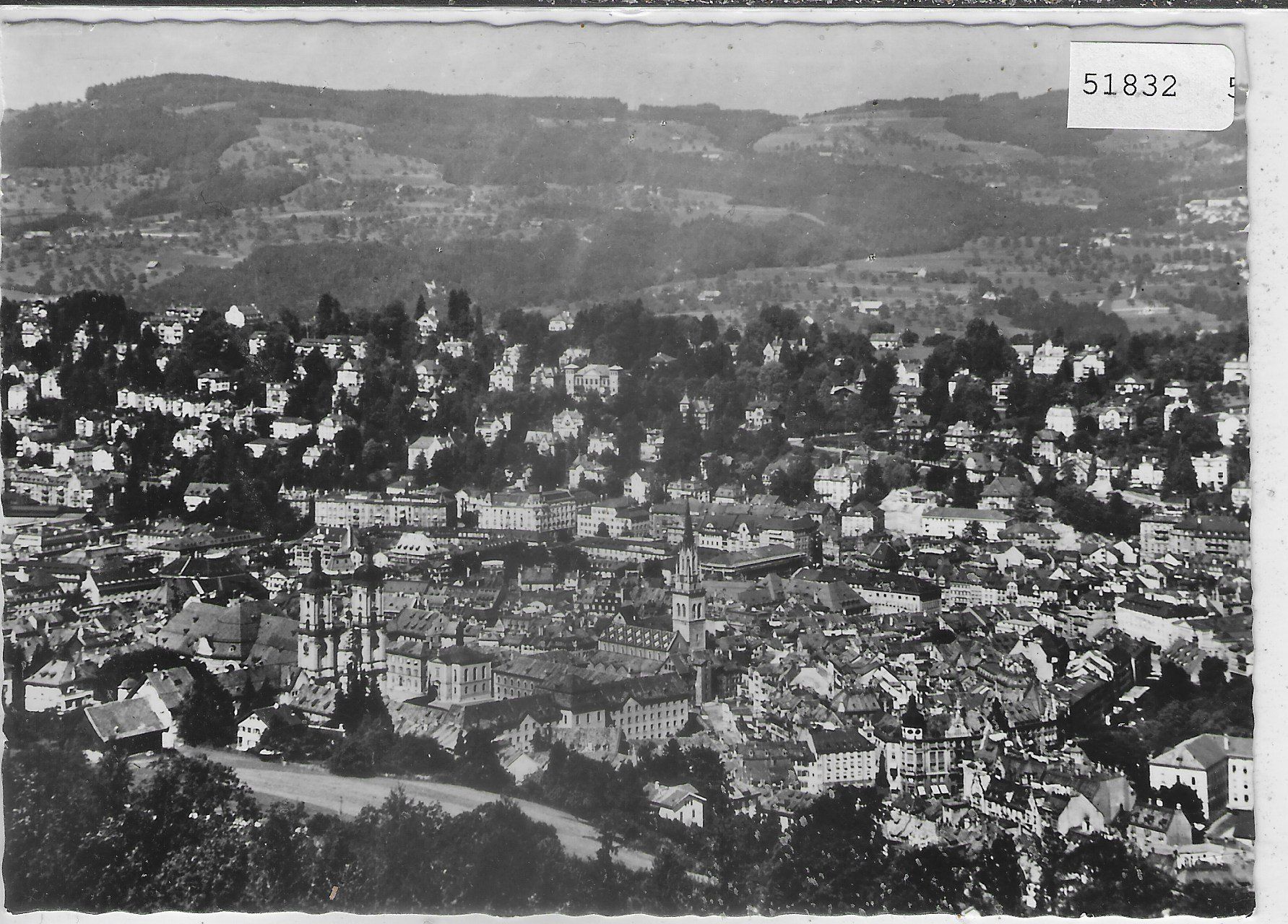 Cartoline postali: St. Gallen - Zentrum – Usato da Ettingen venduto da Kartenplanet