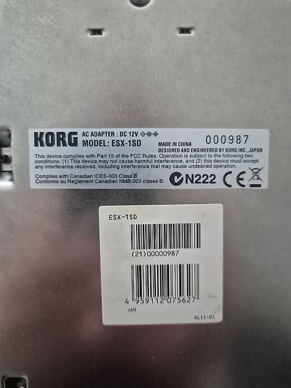 Strumenti musicali: Korg Electribe SX (ESX-1SD) SD-Version – Usato da Sevelen venduto da nor_6b99 4