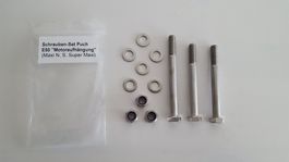 Puch Motoraufhängung Set (INOX) E50 Motor