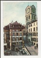 AK 1963 Neuchâtel Banneret Brunnen und Diesse Turm