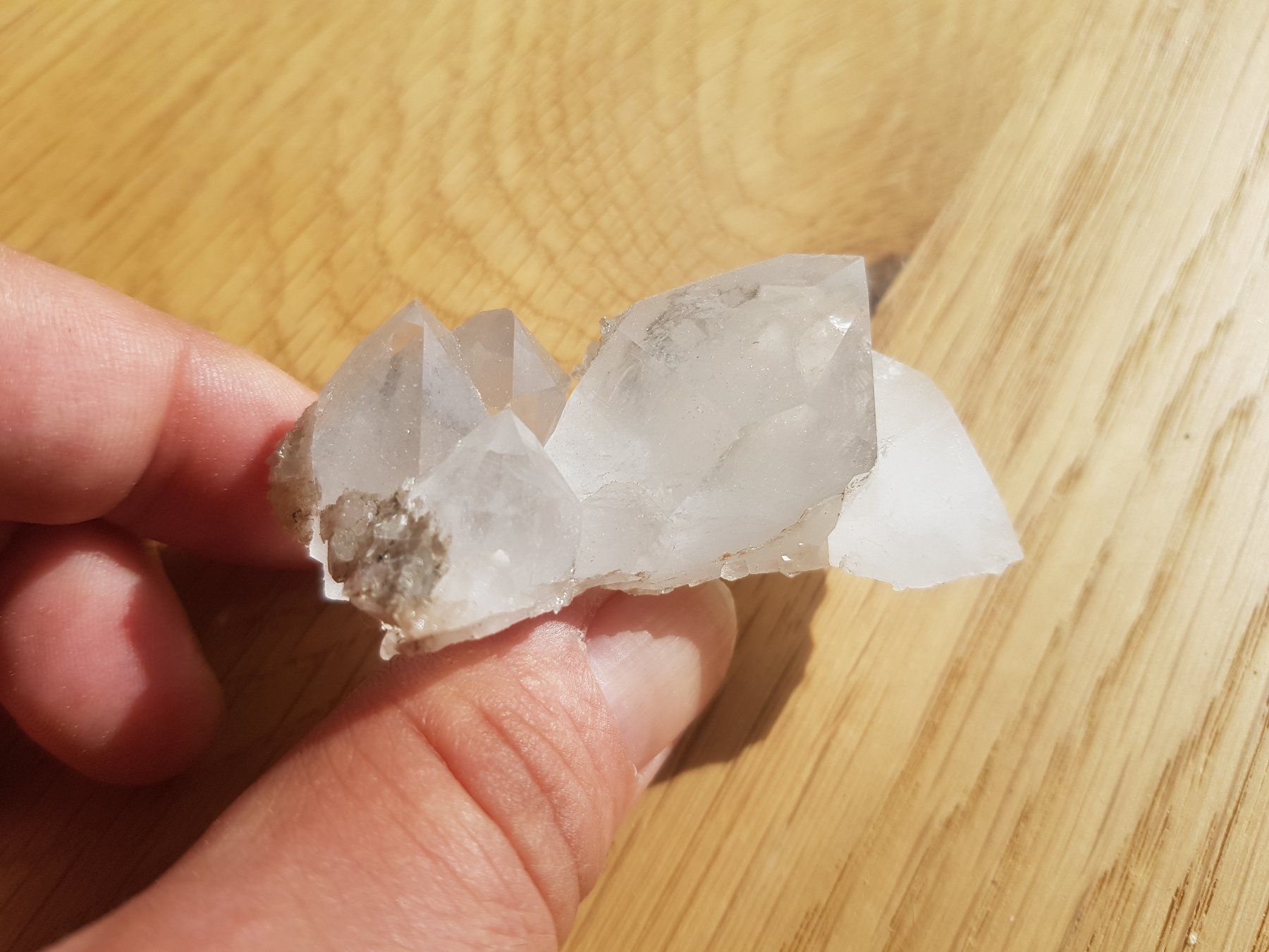 Minerali & Pietre curative: 3 schöne Bergkristalle - Eigenfunde Wallis – Nuovo (secondo la descrizione) da Martigny venduto da yan_7tnz 7