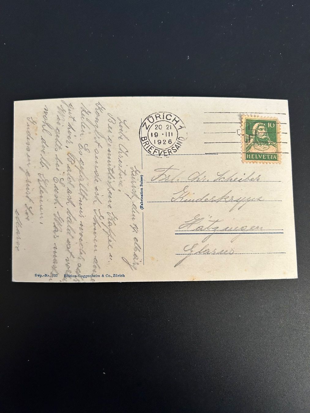Cartoline postali: Zürich - 2 antike Ansichtskarten – Usato da Zürich venduto da jimmy_12 4
