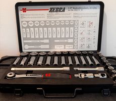 Zebra Steckschlüsselsatz 1/2", 35-teilig, top Zustand! NEU
