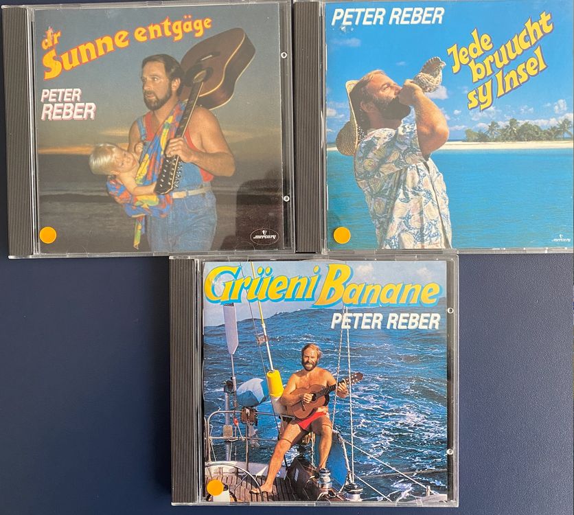 Peter Reber 3 CD Set - Dr Sunne, Grüeni Banane, Insel Hits! (Gebraucht ...
