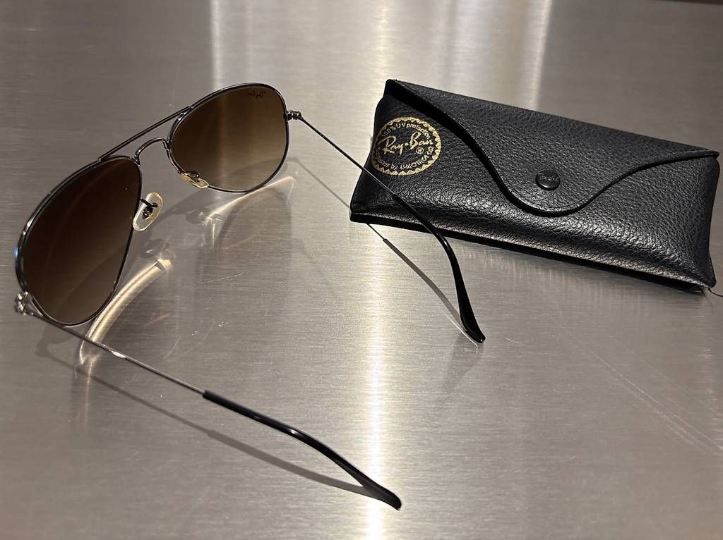 Ray-Ban Occhiali & Lenti: Original RayBan Aviator Large Metal 58/14 – Usato da Winterthur venduto da eunusa 3