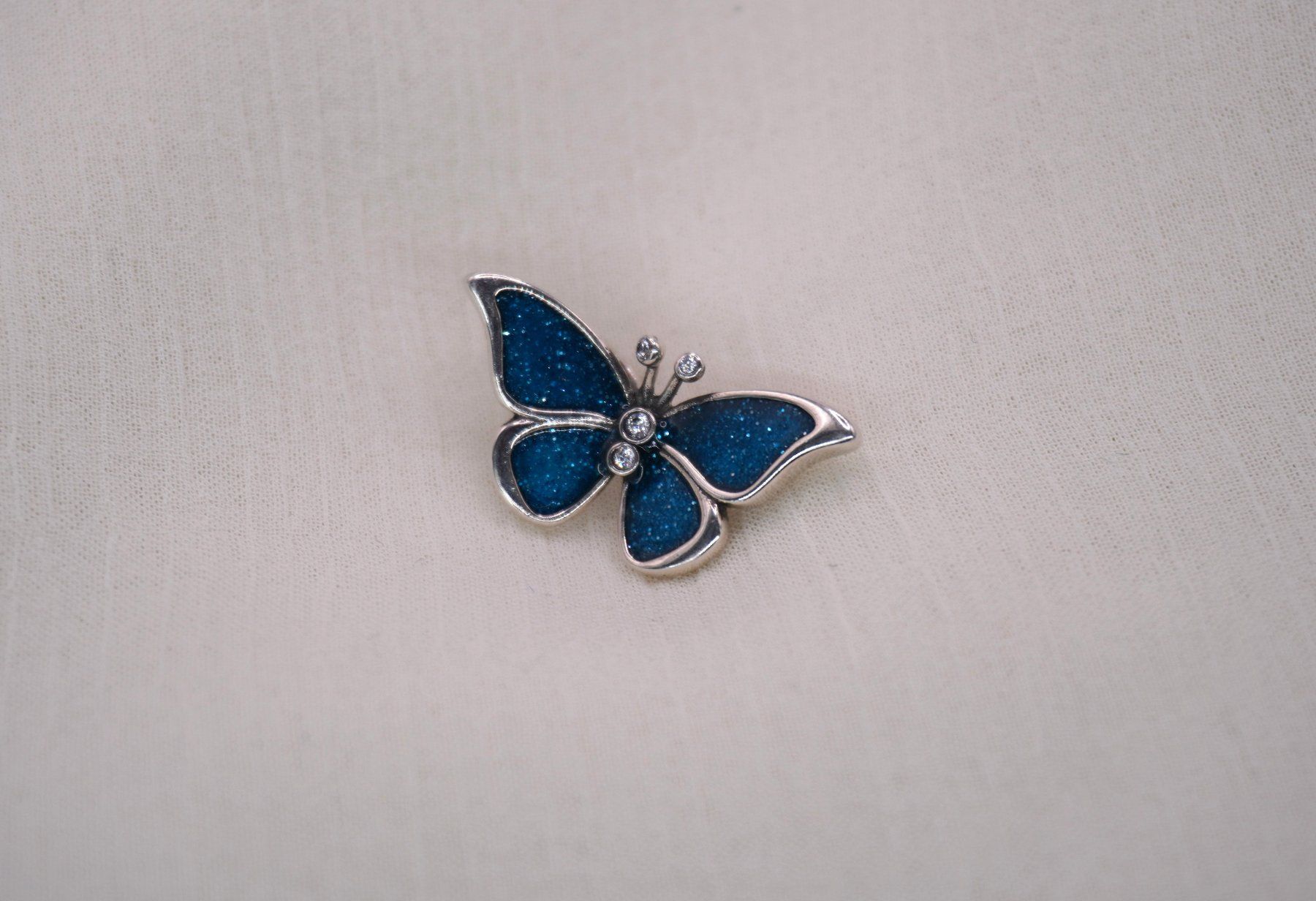 Ciondoli: Charm "grosser blauer Schmetterling" zu Pandora S925 – Nuovo (secondo la descrizione) da Niederbüren venduto da Fidi5 4