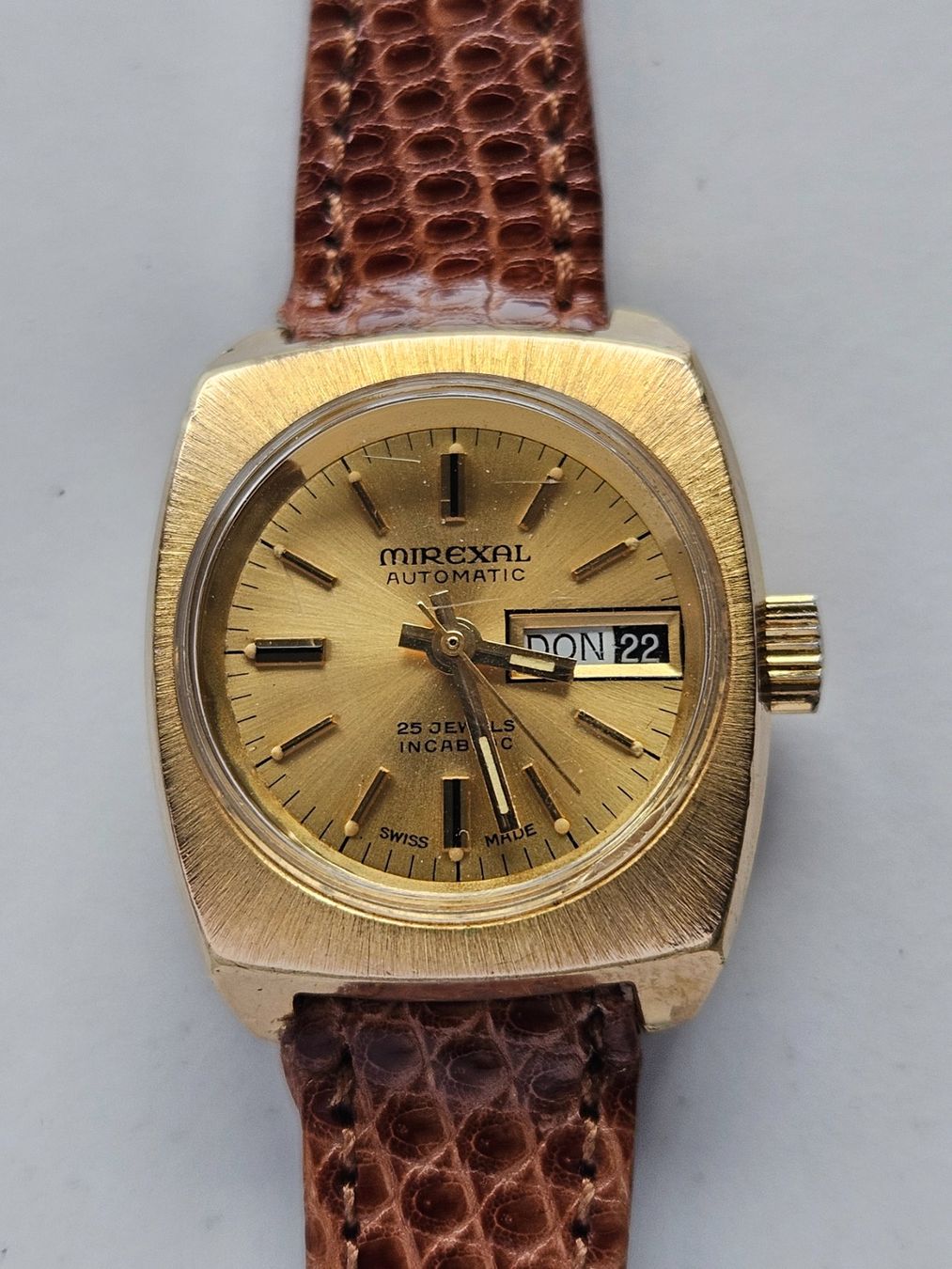 Mirexal Uhren: 178 Mirexal Automatic Day Date Damenuhr – Gebraucht aus Berikon von mmm21