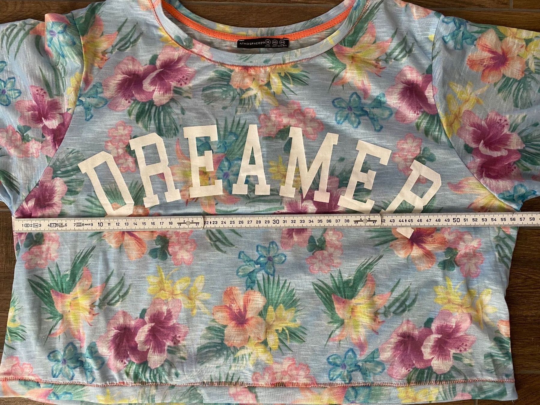 T-shirt: T-Shirt "Dreamer" mit Blumen Gr. 46 – Usato da Pratteln venduto da a23_j2gs 6