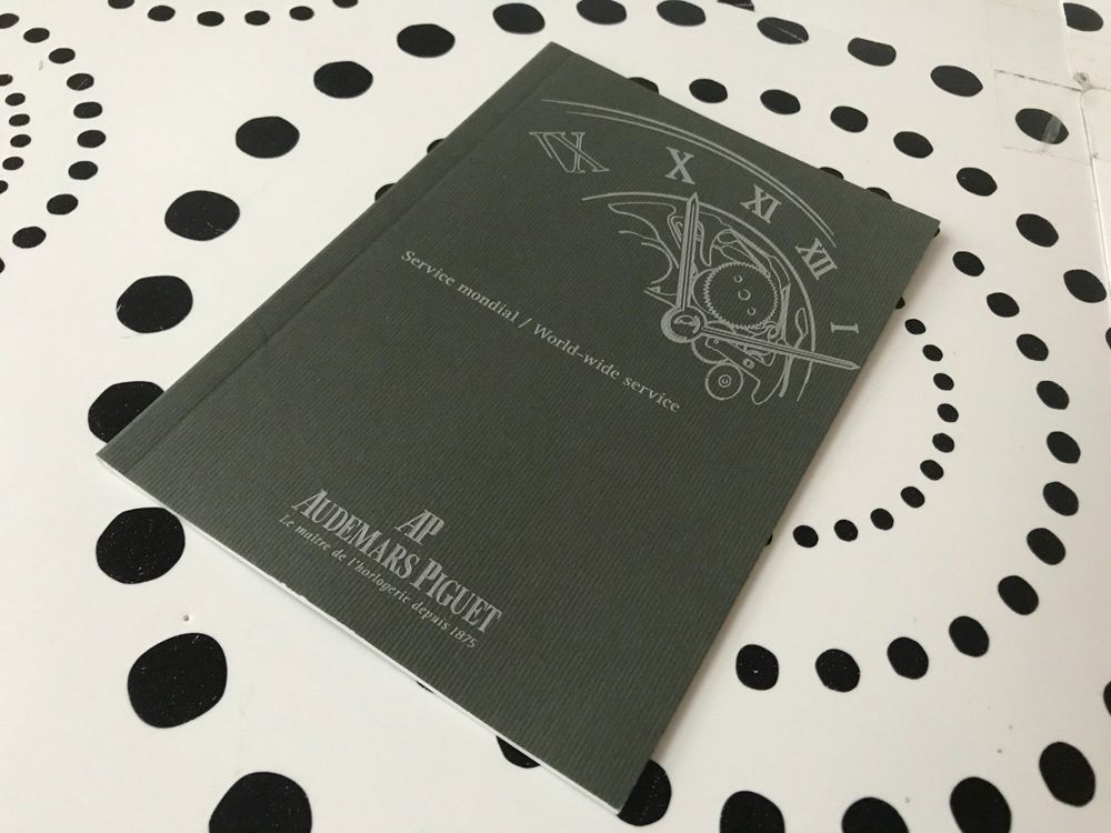 Documents: AP AUDEMARS PIGUET - SERVICE MONDIAL / WORLD-WIDE SERVICE ! – Neuf (Voir description) à Epalinges par watchforyou