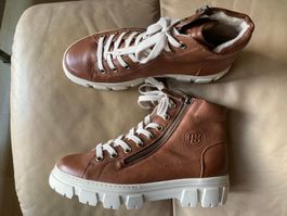 PAUL GREEN Boots Sneakers cognac Gr. 6 / 39 Neu