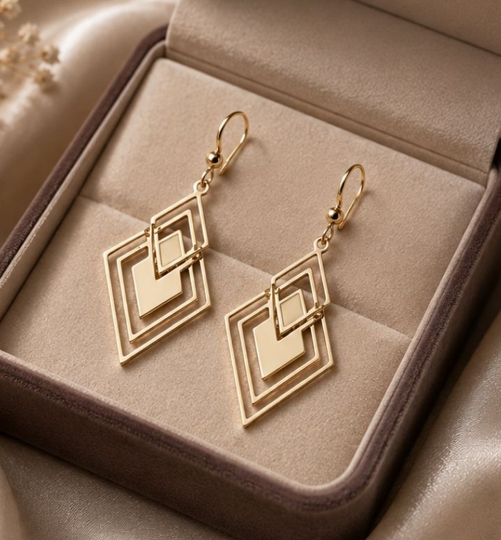 Orecchini pendenti & Orecchini a lobo: Ohrringe 18k vergoldet – Nuovo e nell'imballaggio originale da Hemmental venduto da Aureumgold 1