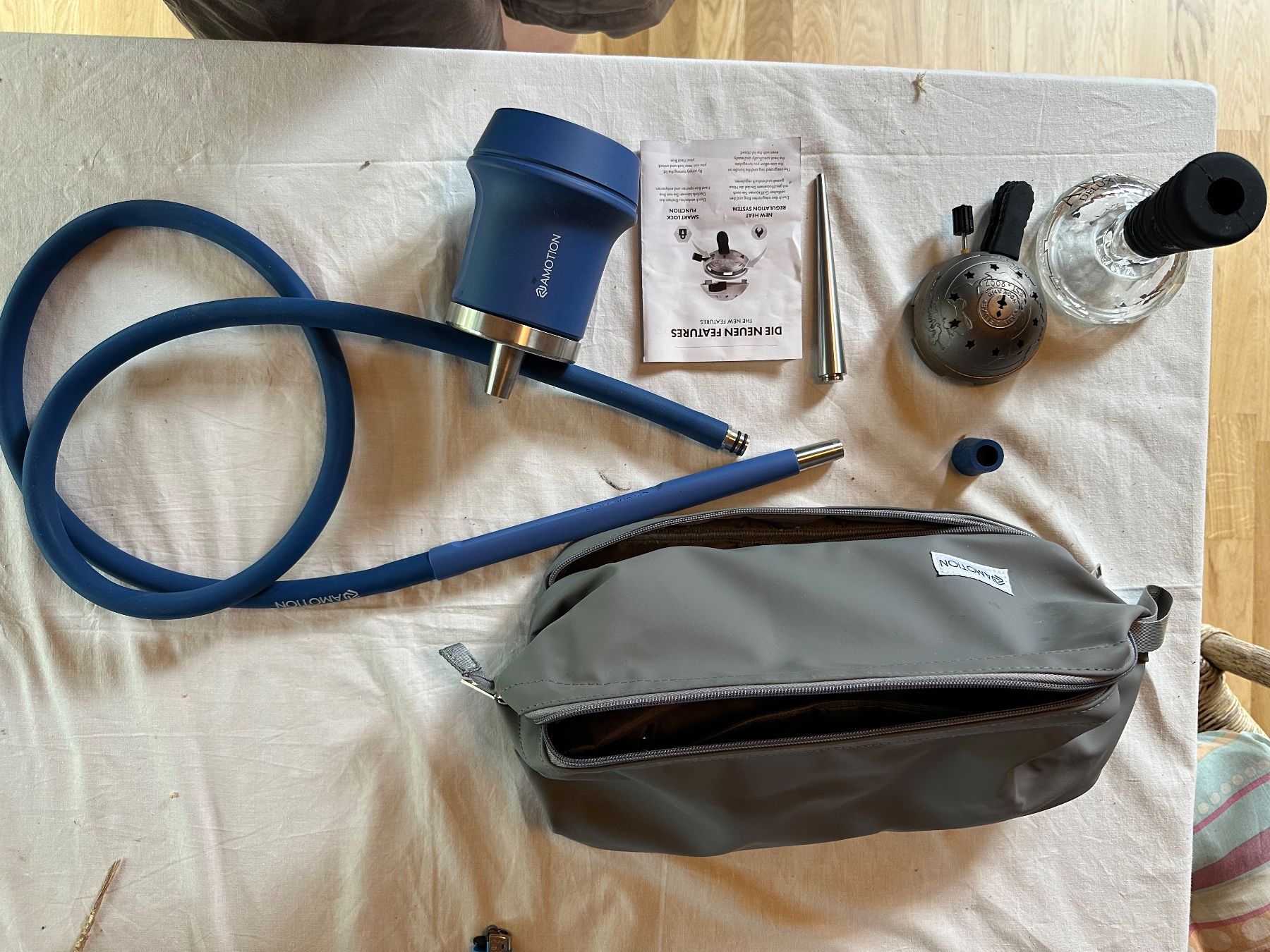 Amy Deluxe Narghilé: Amotion Travel Shisha – Usato da Gränichen venduto da Amuraivel