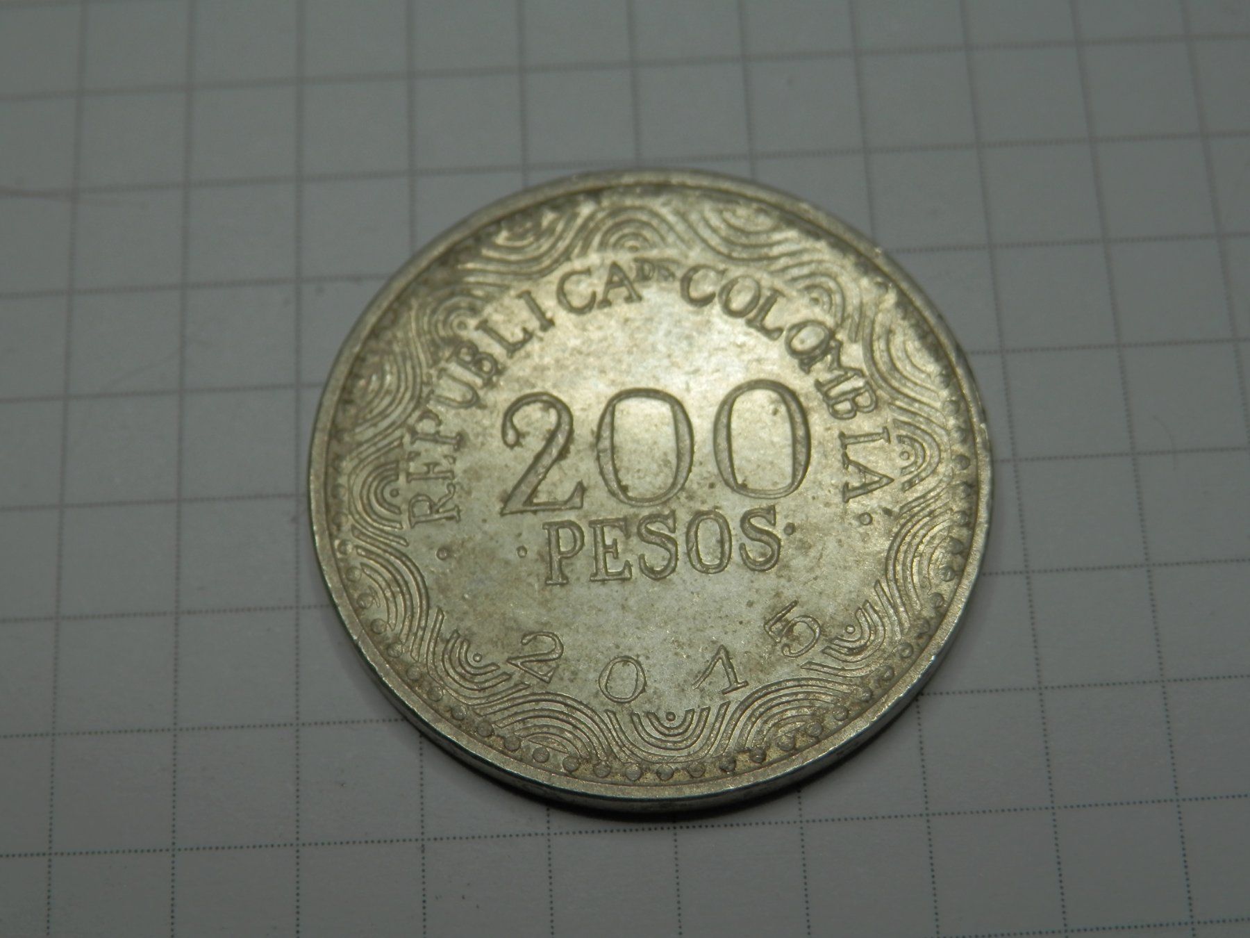 Tutti le monete: Kolumbien 200 Pesos, 2015 – Usato da Weiach venduto da weiach81 1